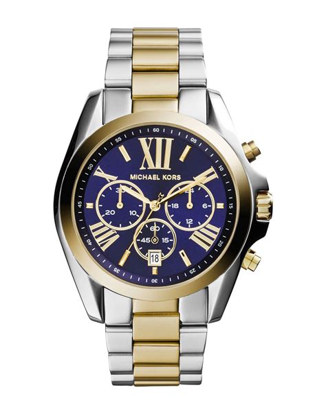 michael kors mens watch 3494 blue|Michael Kors blue dial watch.